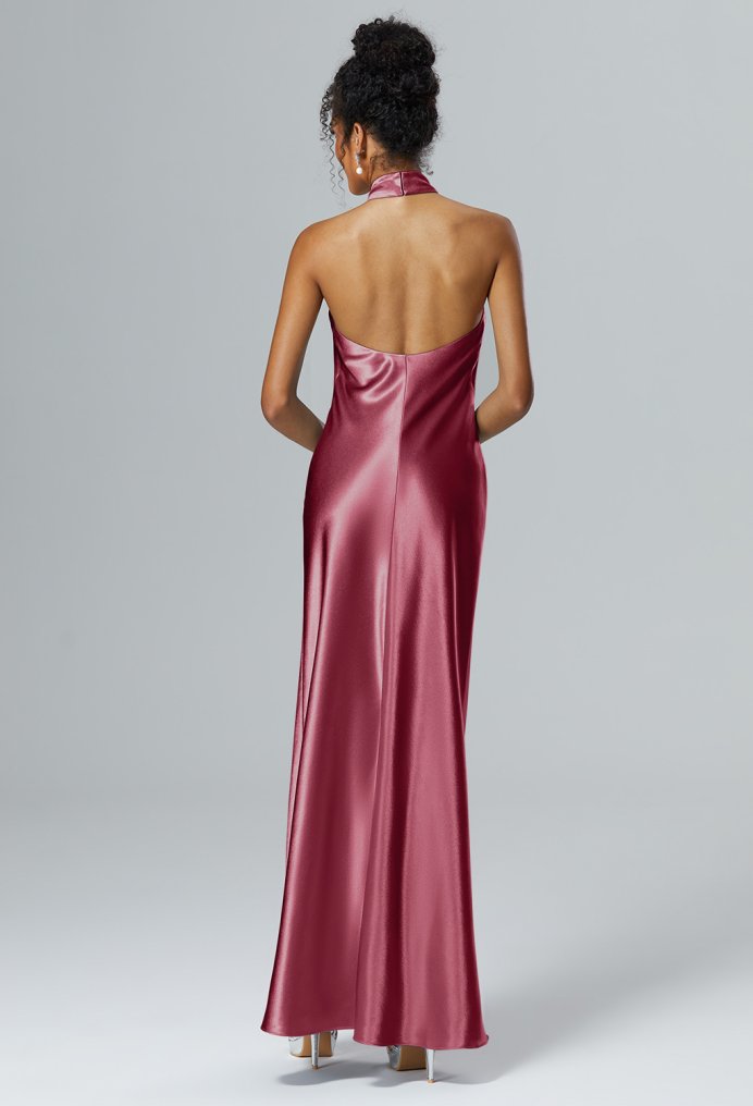 AW Mugwort Desert Rose  Long Bridesmaid Dresses